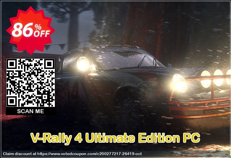 V-Rally 4 Ultimate Edition PC Coupon, discount V-Rally 4 Ultimate Edition PC Deal. Promotion: V-Rally 4 Ultimate Edition PC Exclusive Easter Sale offer 