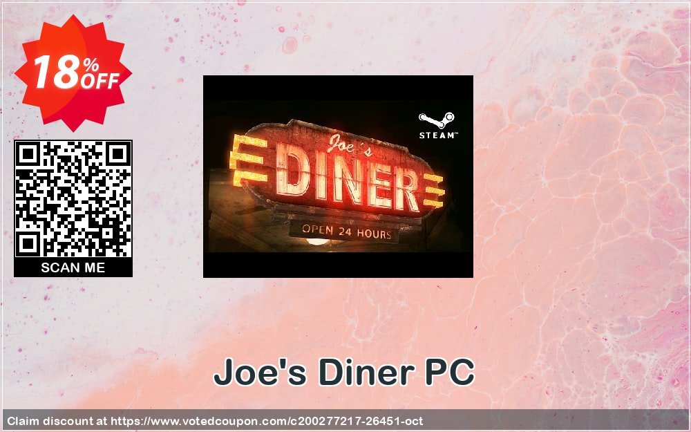 Joe's Diner PC Coupon, discount Joe's Diner PC Deal. Promotion: Joe's Diner PC Exclusive Easter Sale offer 