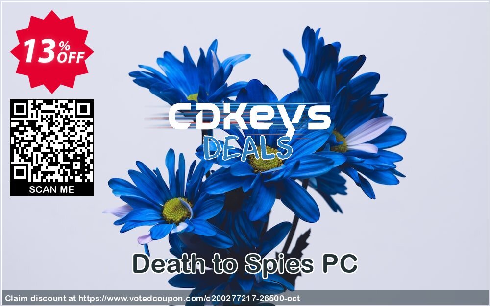 Death to Spies PC Coupon Code Nov 2024, 13% OFF - VotedCoupon