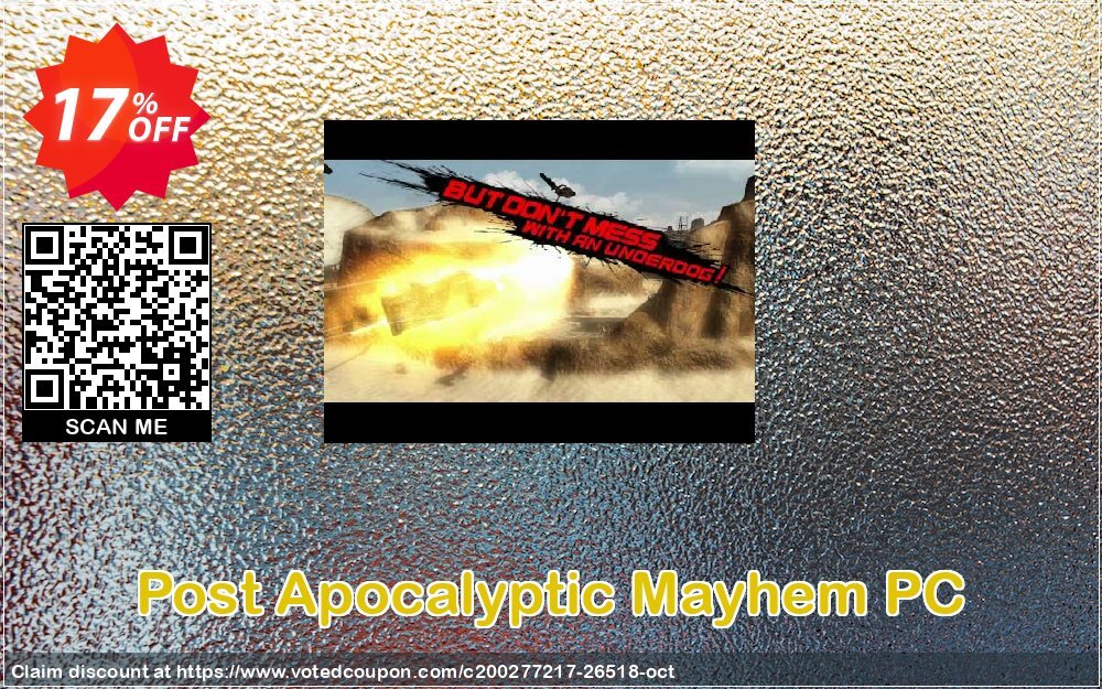 Post Apocalyptic Mayhem PC Coupon, discount Post Apocalyptic Mayhem PC Deal. Promotion: Post Apocalyptic Mayhem PC Exclusive Easter Sale offer 