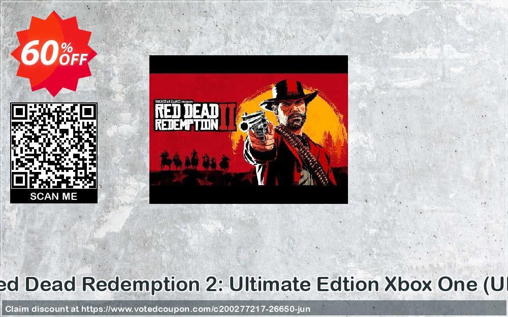 Red Dead Redemption 2: Ultimate Edtion Xbox One, UK  Coupon, discount Red Dead Redemption 2: Ultimate Edtion Xbox One (UK) Deal. Promotion: Red Dead Redemption 2: Ultimate Edtion Xbox One (UK) Exclusive Easter Sale offer 