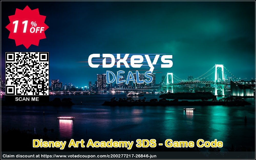 Disney Art Academy 3DS - Game Code Coupon, discount Disney Art Academy 3DS - Game Code Deal. Promotion: Disney Art Academy 3DS - Game Code Exclusive Easter Sale offer 