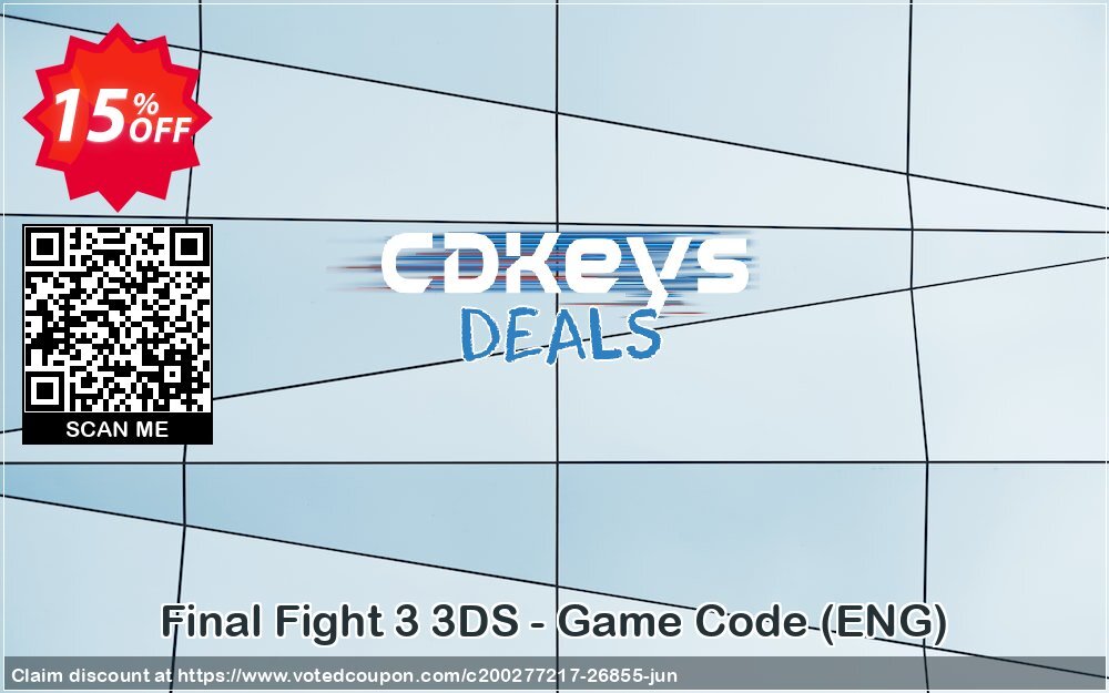 Final Fight 3 3DS - Game Code, ENG  Coupon, discount Final Fight 3 3DS - Game Code (ENG) Deal. Promotion: Final Fight 3 3DS - Game Code (ENG) Exclusive Easter Sale offer 