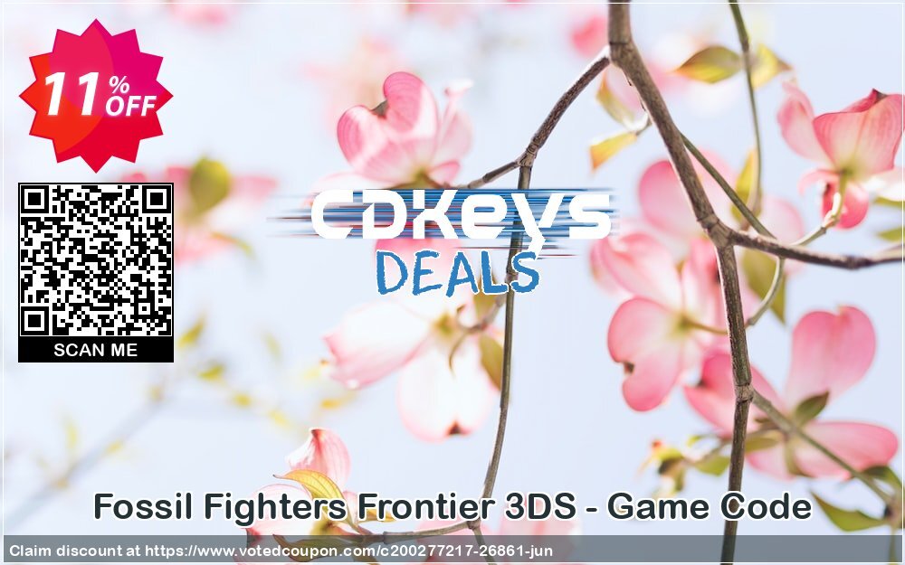 Fossil Fighters Frontier 3DS - Game Code Coupon, discount Fossil Fighters Frontier 3DS - Game Code Deal. Promotion: Fossil Fighters Frontier 3DS - Game Code Exclusive Easter Sale offer 