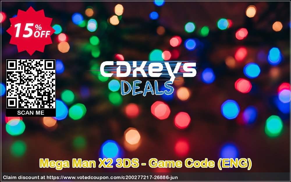 Mega Man X2 3DS - Game Code, ENG  Coupon, discount Mega Man X2 3DS - Game Code (ENG) Deal. Promotion: Mega Man X2 3DS - Game Code (ENG) Exclusive Easter Sale offer 