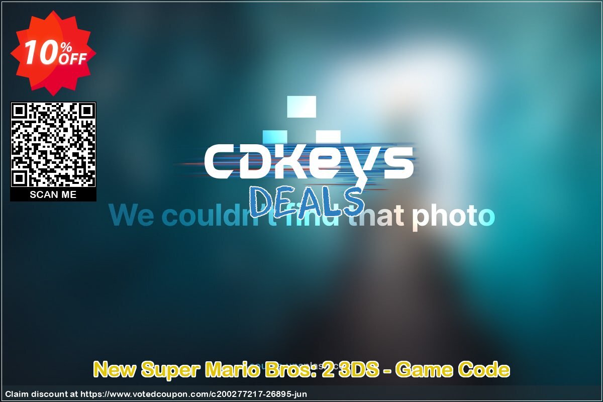 New Super Mario Bros: 2 3DS - Game Code Coupon, discount New Super Mario Bros: 2 3DS - Game Code Deal. Promotion: New Super Mario Bros: 2 3DS - Game Code Exclusive Easter Sale offer 