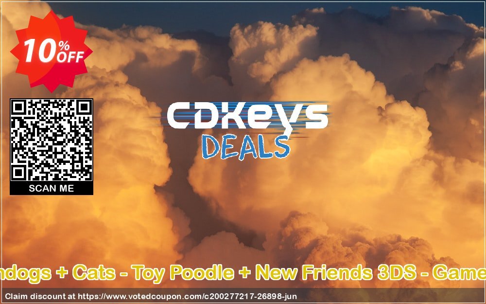 Nintendogs + Cats - Toy Poodle + New Friends 3DS - Game Code Coupon, discount Nintendogs + Cats - Toy Poodle + New Friends 3DS - Game Code Deal. Promotion: Nintendogs + Cats - Toy Poodle + New Friends 3DS - Game Code Exclusive Easter Sale offer 