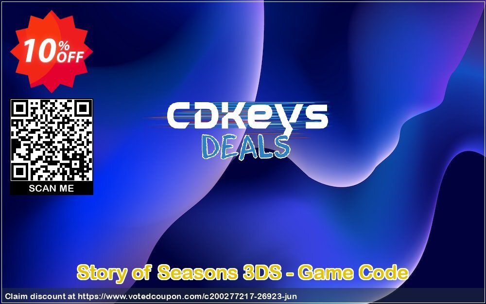 Story of Seasons 3DS - Game Code Coupon, discount Story of Seasons 3DS - Game Code Deal. Promotion: Story of Seasons 3DS - Game Code Exclusive Easter Sale offer 