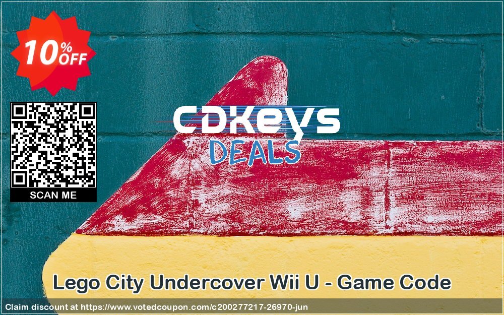 Lego City Undercover Wii U - Game Code Coupon, discount Lego City Undercover Wii U - Game Code Deal. Promotion: Lego City Undercover Wii U - Game Code Exclusive Easter Sale offer 