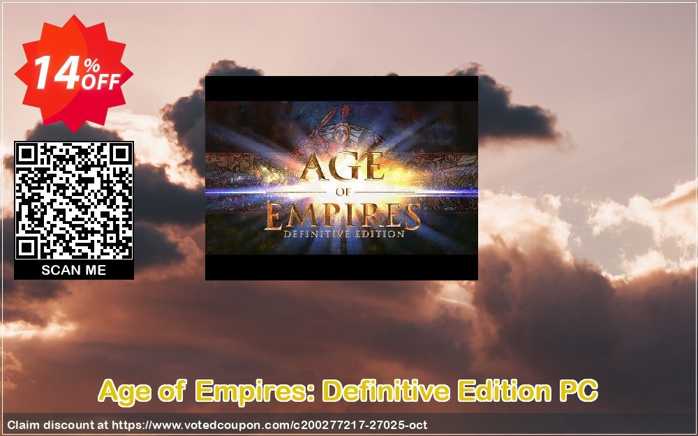 Age of Empires: Definitive Edition PC Coupon, discount Age of Empires: Definitive Edition PC Deal. Promotion: Age of Empires: Definitive Edition PC Exclusive Easter Sale offer 