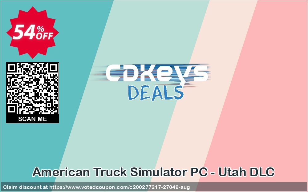 American Truck Simulator PC - Utah DLC Coupon Code Oct 2024, 54% OFF - VotedCoupon