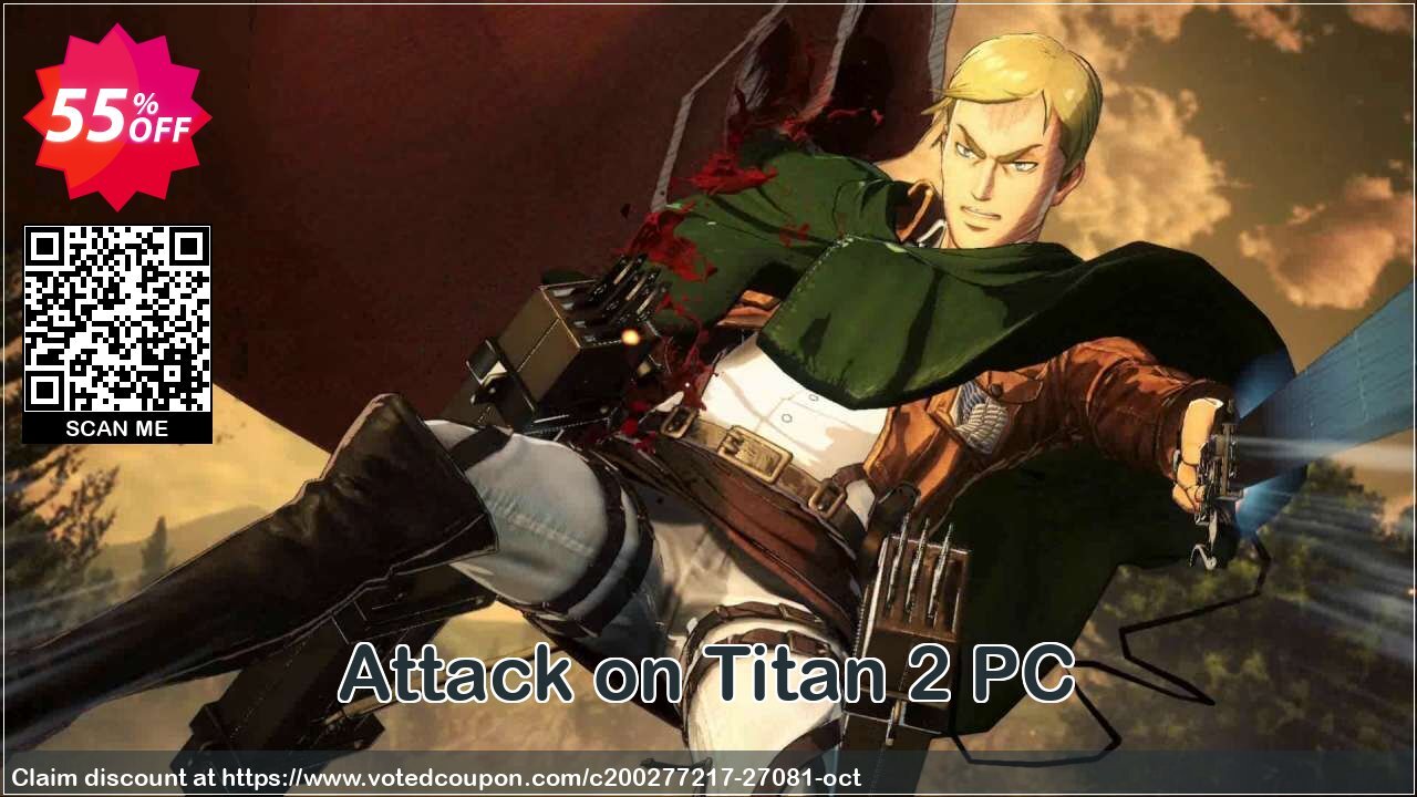 Attack on Titan 2 PC Coupon, discount Attack on Titan 2 PC Deal. Promotion: Attack on Titan 2 PC Exclusive Easter Sale offer 