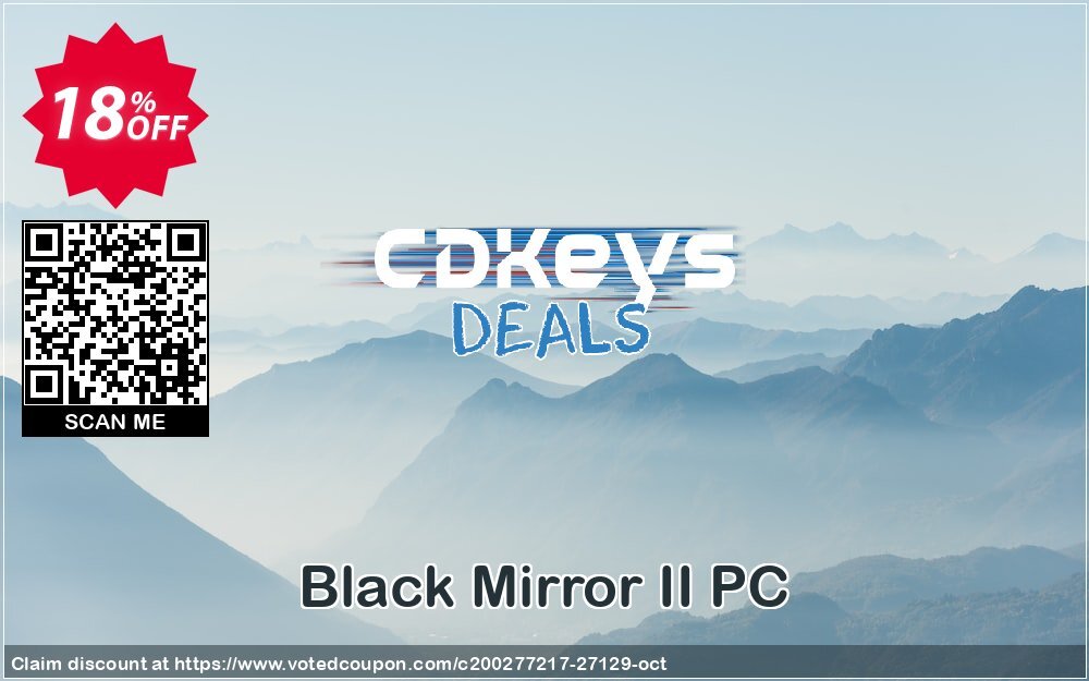 Black Mirror II PC Coupon, discount Black Mirror II PC Deal. Promotion: Black Mirror II PC Exclusive Easter Sale offer 