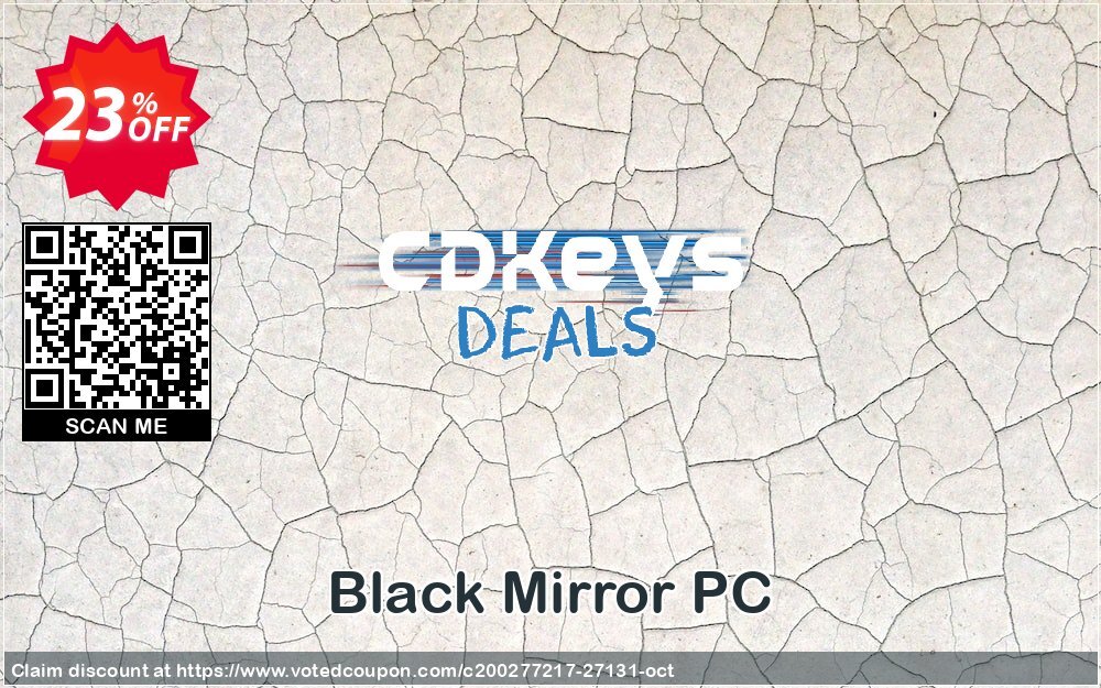 Black Mirror PC Coupon, discount Black Mirror PC Deal. Promotion: Black Mirror PC Exclusive Easter Sale offer 