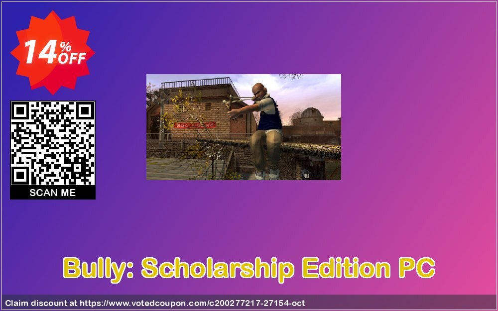 Bully: Scholarship Edition PC Coupon Code Nov 2024, 14% OFF - VotedCoupon