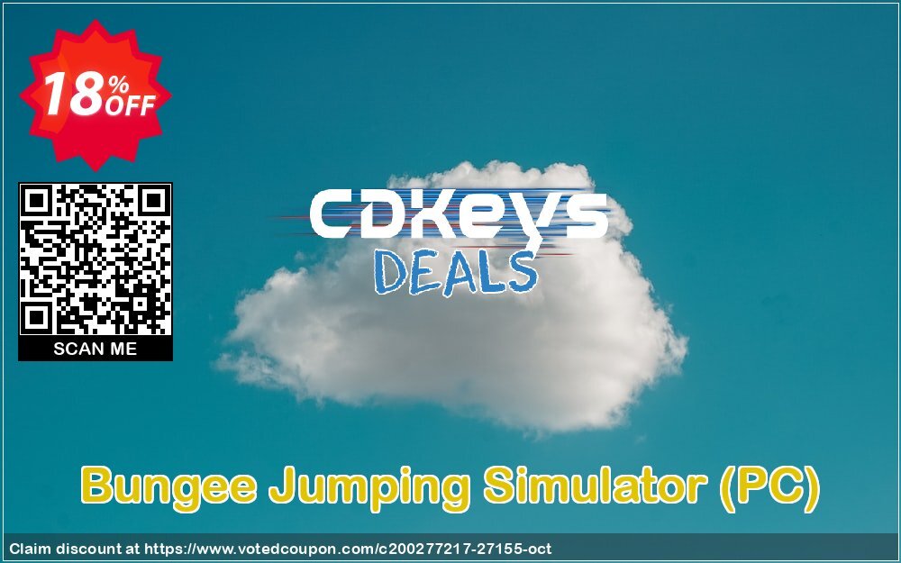 Bungee Jumping Simulator, PC  Coupon, discount Bungee Jumping Simulator (PC) Deal. Promotion: Bungee Jumping Simulator (PC) Exclusive Easter Sale offer 