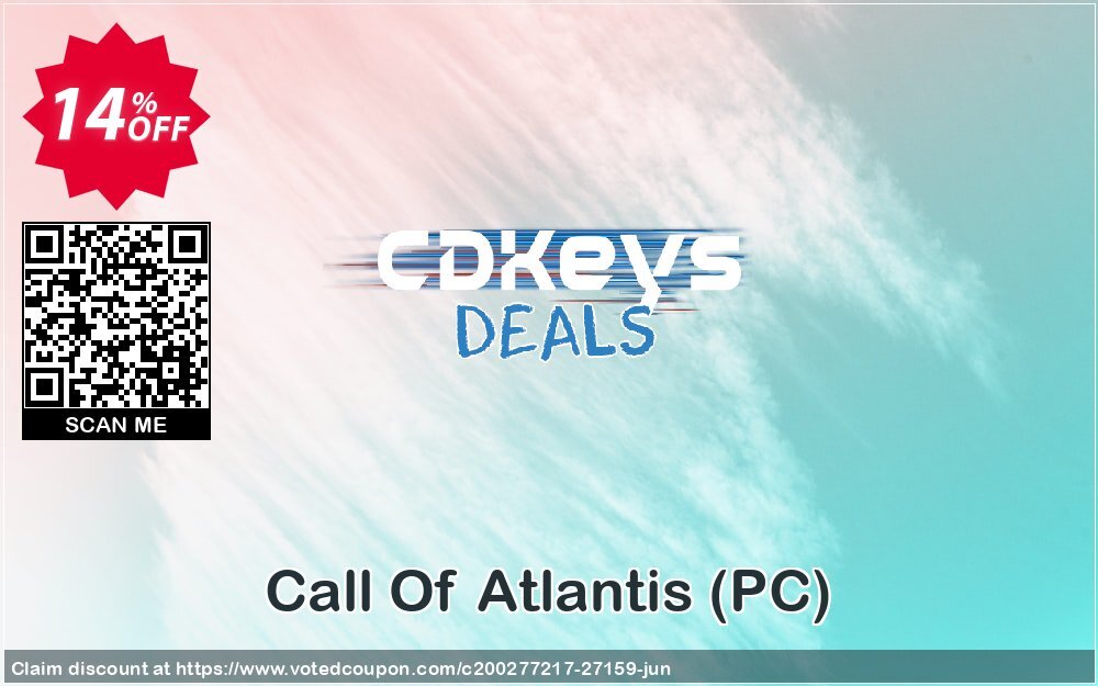 Call Of Atlantis, PC  Coupon, discount Call Of Atlantis (PC) Deal. Promotion: Call Of Atlantis (PC) Exclusive Easter Sale offer 