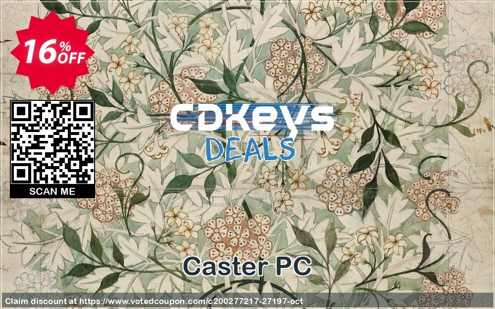 Caster PC Coupon, discount Caster PC Deal. Promotion: Caster PC Exclusive Easter Sale offer 