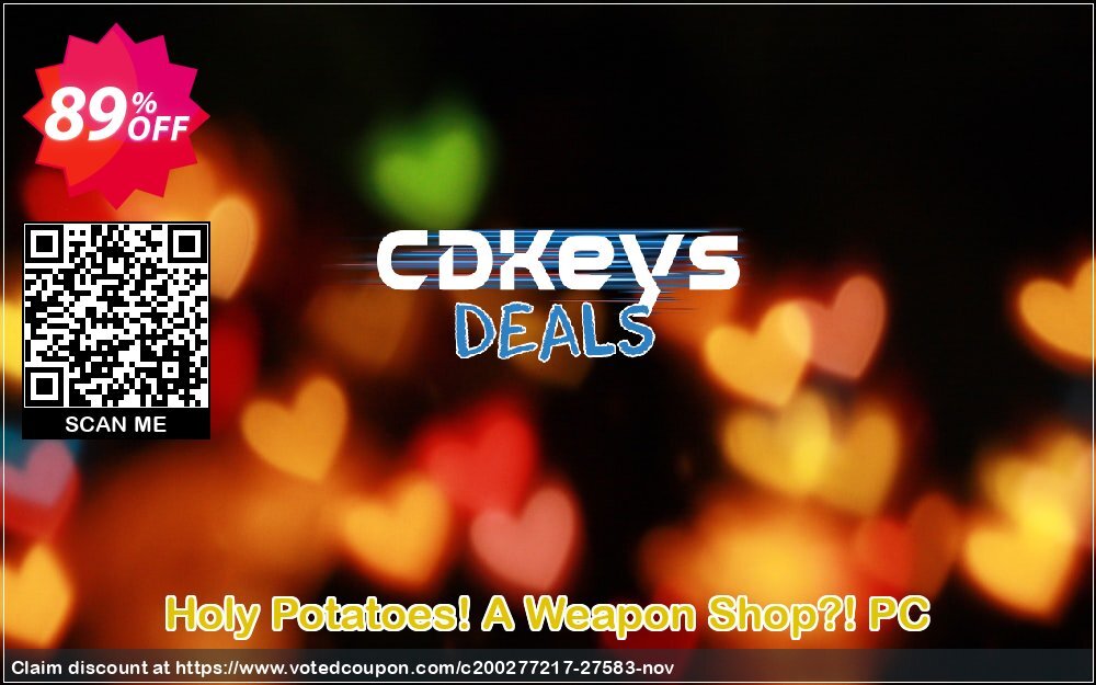 Holy Potatoes! A Weapon Shop?! PC Coupon, discount Holy Potatoes! A Weapon Shop?! PC Deal. Promotion: Holy Potatoes! A Weapon Shop?! PC Exclusive Easter Sale offer 