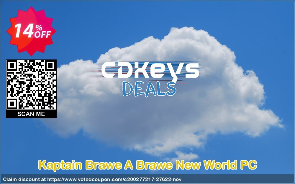 Kaptain Brawe A Brawe New World PC Coupon, discount Kaptain Brawe A Brawe New World PC Deal. Promotion: Kaptain Brawe A Brawe New World PC Exclusive Easter Sale offer 