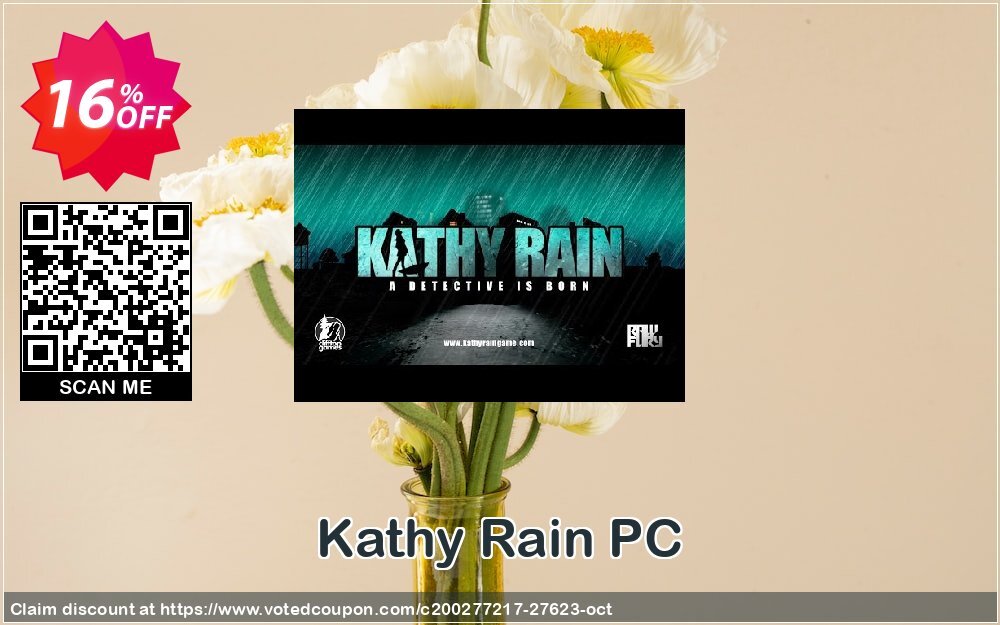 Kathy Rain PC Coupon, discount Kathy Rain PC Deal. Promotion: Kathy Rain PC Exclusive Easter Sale offer 