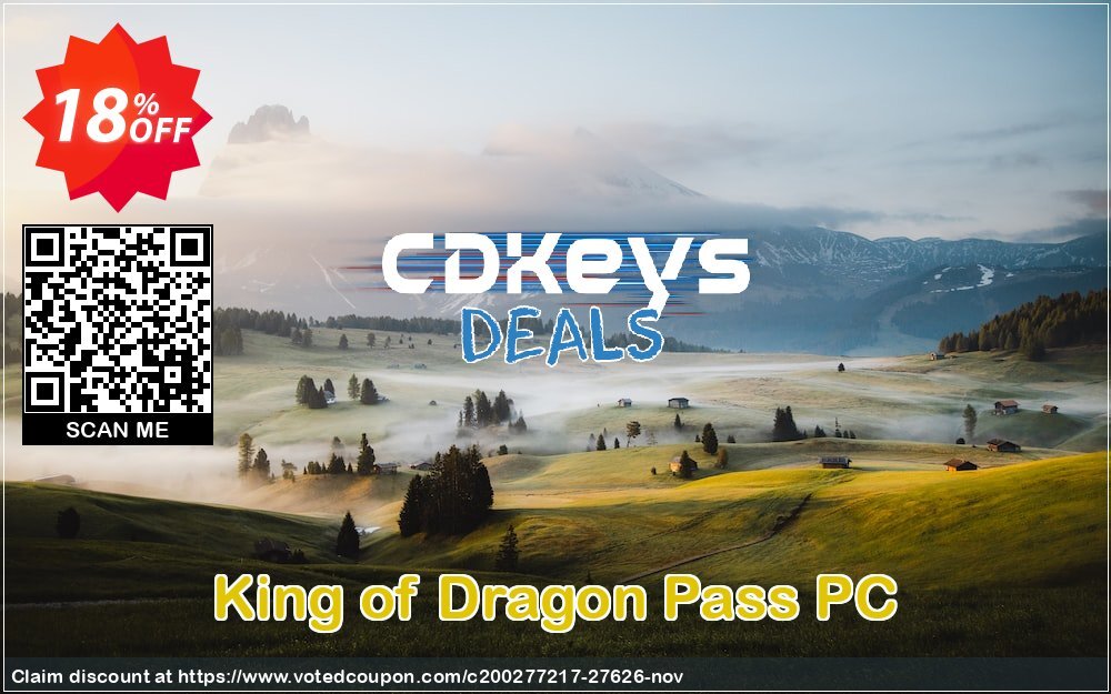 King of Dragon Pass PC Coupon, discount King of Dragon Pass PC Deal. Promotion: King of Dragon Pass PC Exclusive Easter Sale offer 