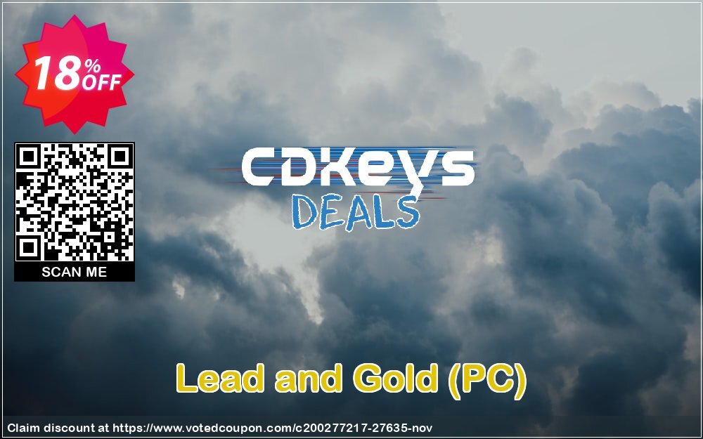 Lead and Gold, PC  Coupon, discount Lead and Gold (PC) Deal. Promotion: Lead and Gold (PC) Exclusive Easter Sale offer 