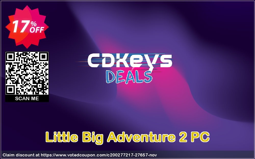 Little Big Adventure 2 PC Coupon, discount Little Big Adventure 2 PC Deal. Promotion: Little Big Adventure 2 PC Exclusive Easter Sale offer 