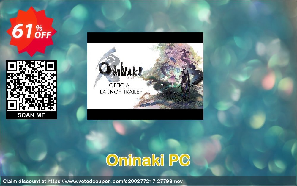 Oninaki PC Coupon, discount Oninaki PC Deal. Promotion: Oninaki PC Exclusive Easter Sale offer 