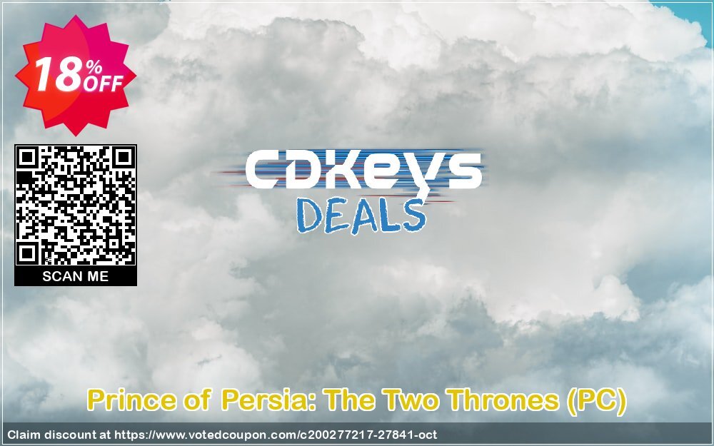 Prince of Persia: The Two Thrones, PC  Coupon, discount Prince of Persia: The Two Thrones (PC) Deal. Promotion: Prince of Persia: The Two Thrones (PC) Exclusive Easter Sale offer 