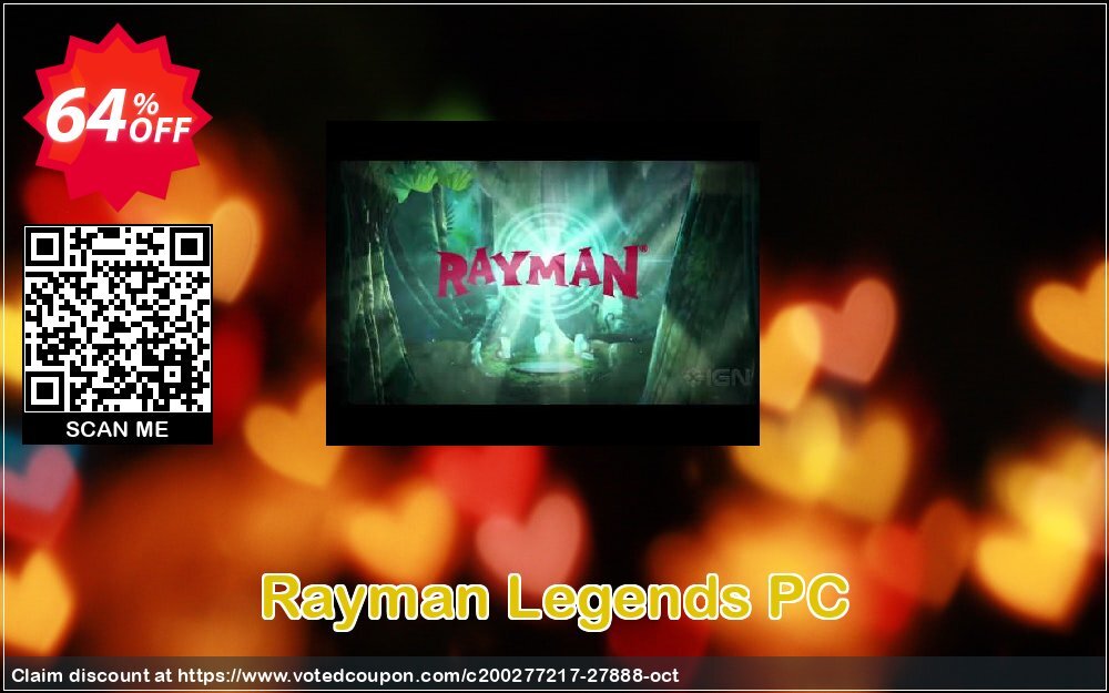 Rayman Legends PC Coupon, discount Rayman Legends PC Deal. Promotion: Rayman Legends PC Exclusive Easter Sale offer 