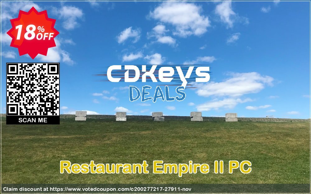 Restaurant Empire II PC Coupon, discount Restaurant Empire II PC Deal. Promotion: Restaurant Empire II PC Exclusive Easter Sale offer 