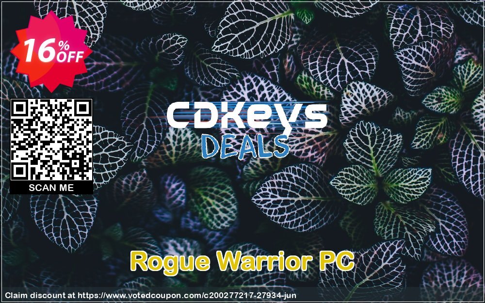 Rogue Warrior PC Coupon Code Jun 2024, 16% OFF - VotedCoupon