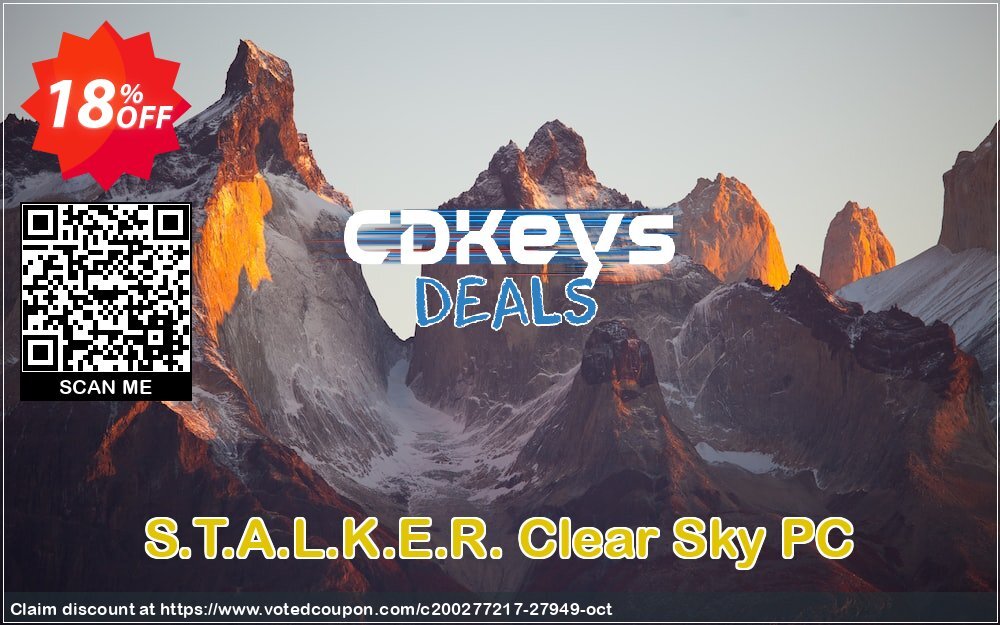 S.T.A.L.K.E.R. Clear Sky PC Coupon Code Nov 2024, 18% OFF - VotedCoupon