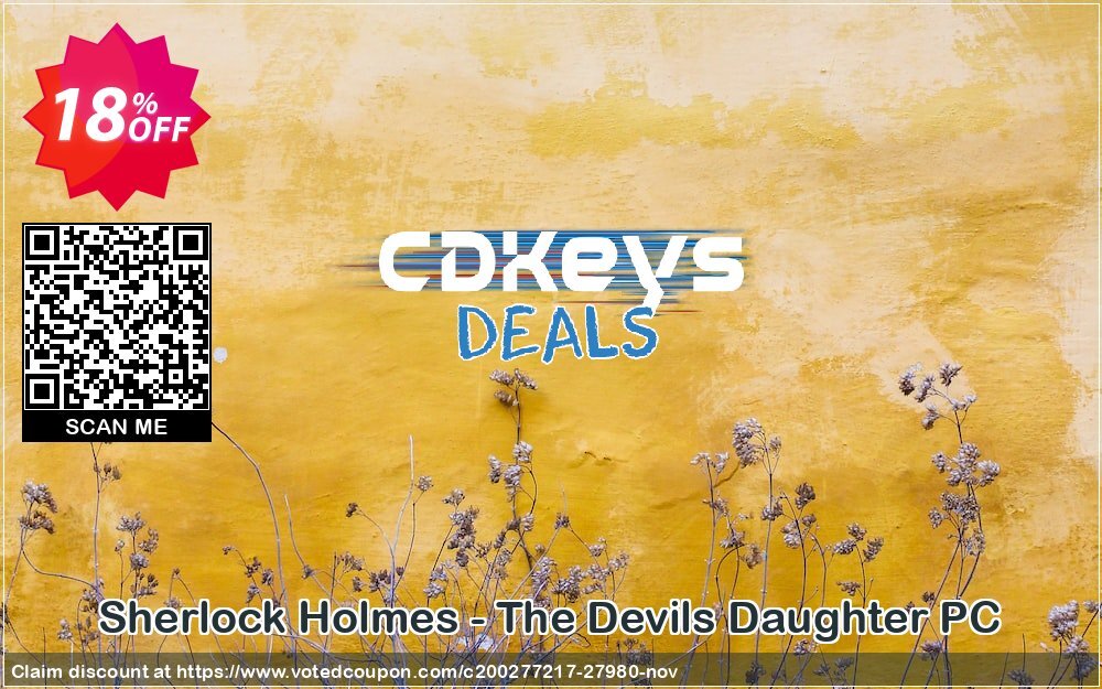 Sherlock Holmes - The Devils Daughter PC Coupon, discount Sherlock Holmes - The Devils Daughter PC Deal. Promotion: Sherlock Holmes - The Devils Daughter PC Exclusive Easter Sale offer 