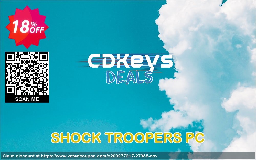 SHOCK TROOPERS PC Coupon, discount SHOCK TROOPERS PC Deal. Promotion: SHOCK TROOPERS PC Exclusive Easter Sale offer 