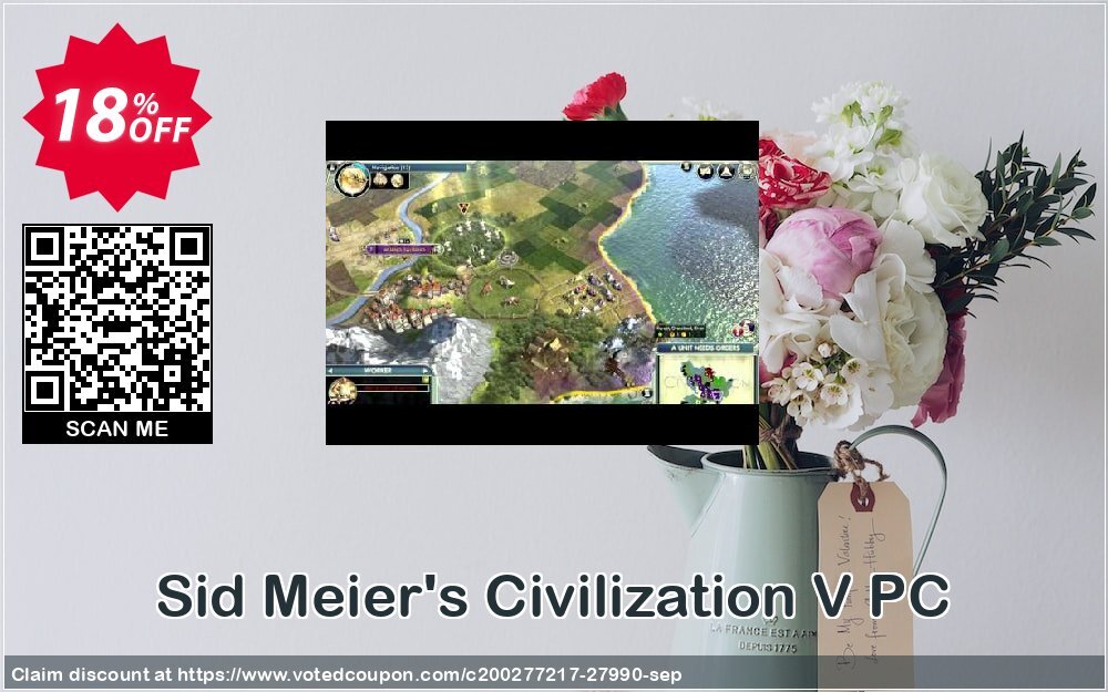 Sid Meier's Civilization V PC Coupon Code Sep 2024, 18% OFF - VotedCoupon