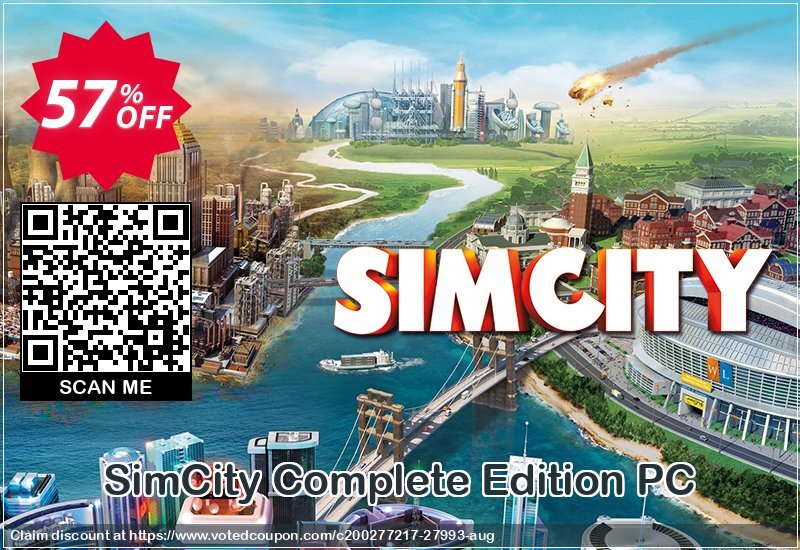 SimCity Complete Edition PC Coupon Code Sep 2024, 57% OFF - VotedCoupon