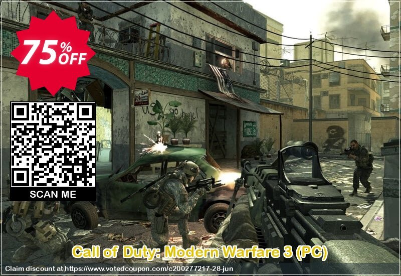 Call of Duty: Modern Warfare 3, PC  Coupon Code Jun 2024, 75% OFF - VotedCoupon