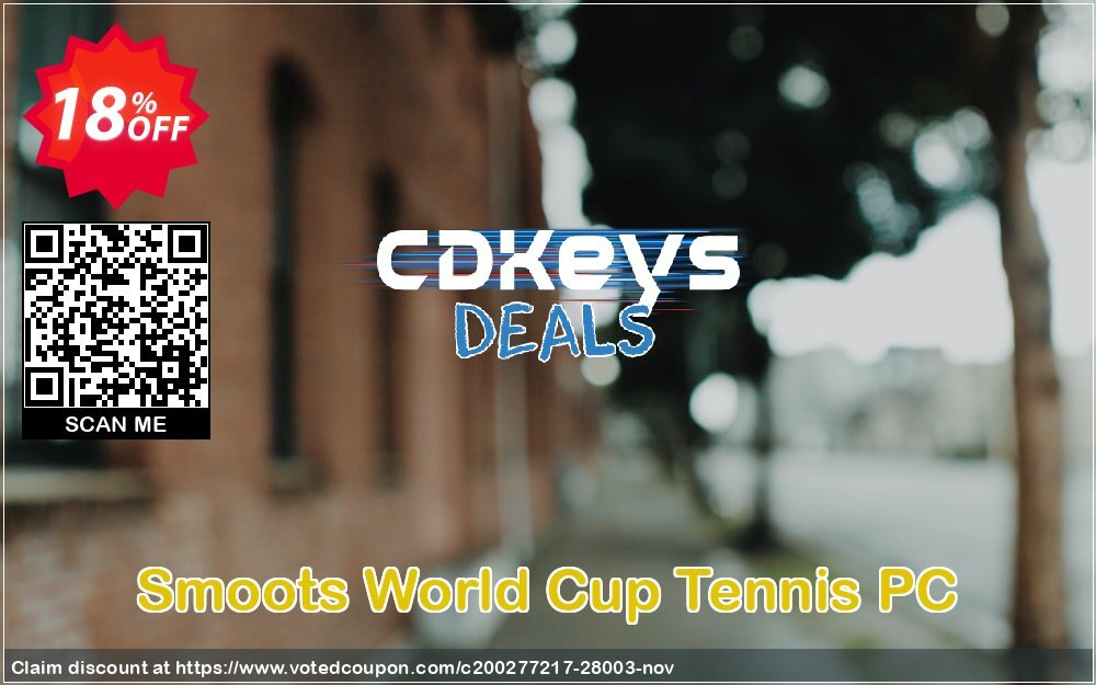 Smoots World Cup Tennis PC Coupon, discount Smoots World Cup Tennis PC Deal. Promotion: Smoots World Cup Tennis PC Exclusive Easter Sale offer 