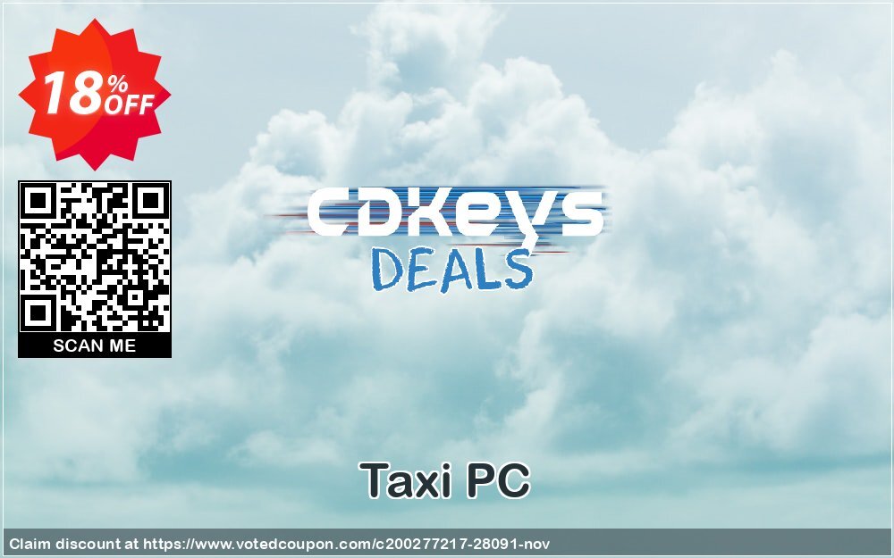 Taxi PC Coupon, discount Taxi PC Deal. Promotion: Taxi PC Exclusive Easter Sale offer 