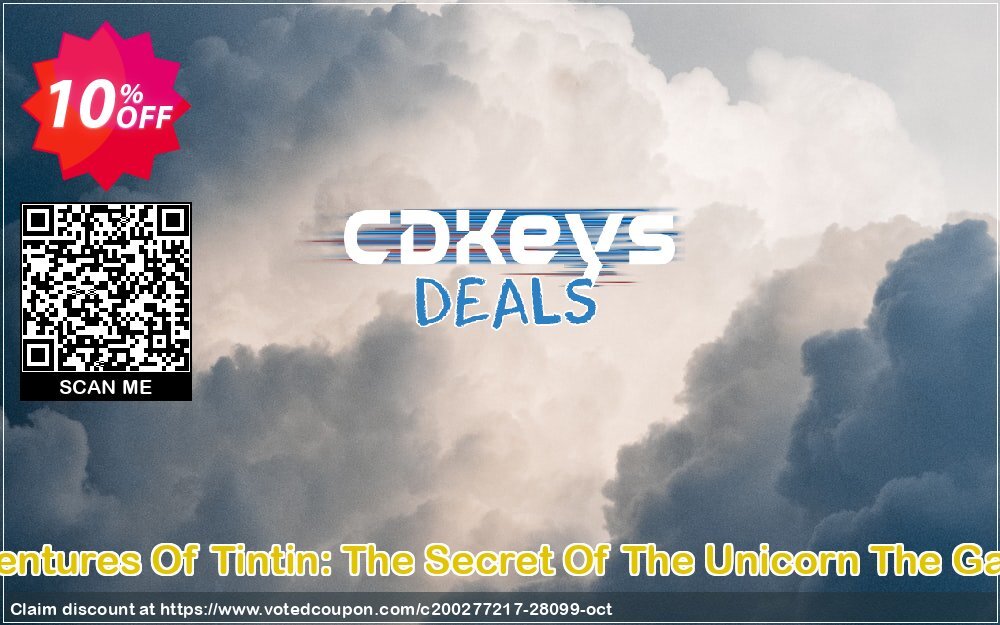 The Adventures Of Tintin: The Secret Of The Unicorn The Game, PC  Coupon Code Nov 2024, 10% OFF - VotedCoupon