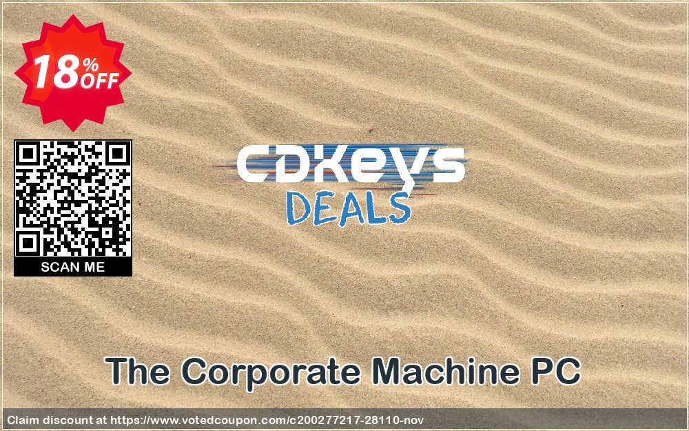 The Corporate MAChine PC Coupon, discount The Corporate Machine PC Deal. Promotion: The Corporate Machine PC Exclusive Easter Sale offer 