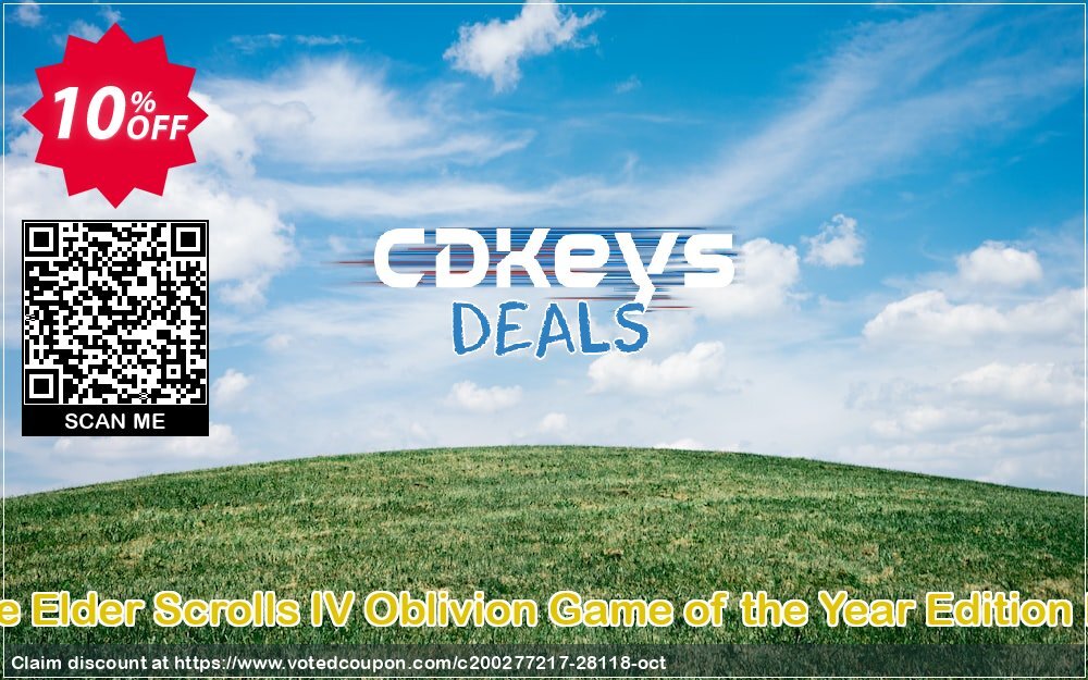 The Elder Scrolls IV Oblivion Game of the Year Edition PC Coupon Code Nov 2024, 10% OFF - VotedCoupon