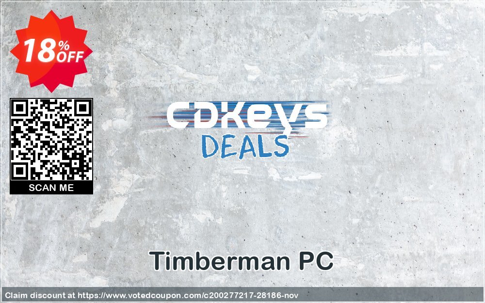 Timberman PC Coupon, discount Timberman PC Deal. Promotion: Timberman PC Exclusive Easter Sale offer 