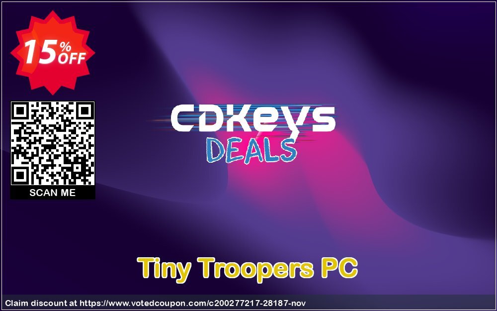 Tiny Troopers PC Coupon, discount Tiny Troopers PC Deal. Promotion: Tiny Troopers PC Exclusive Easter Sale offer 