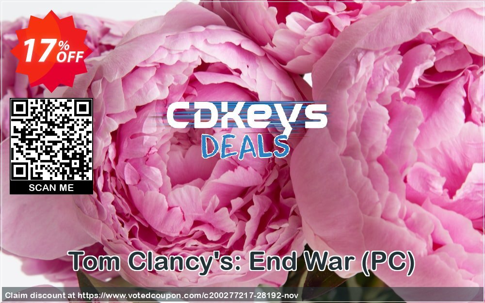 Tom Clancy's: End War, PC  Coupon Code Jun 2024, 17% OFF - VotedCoupon