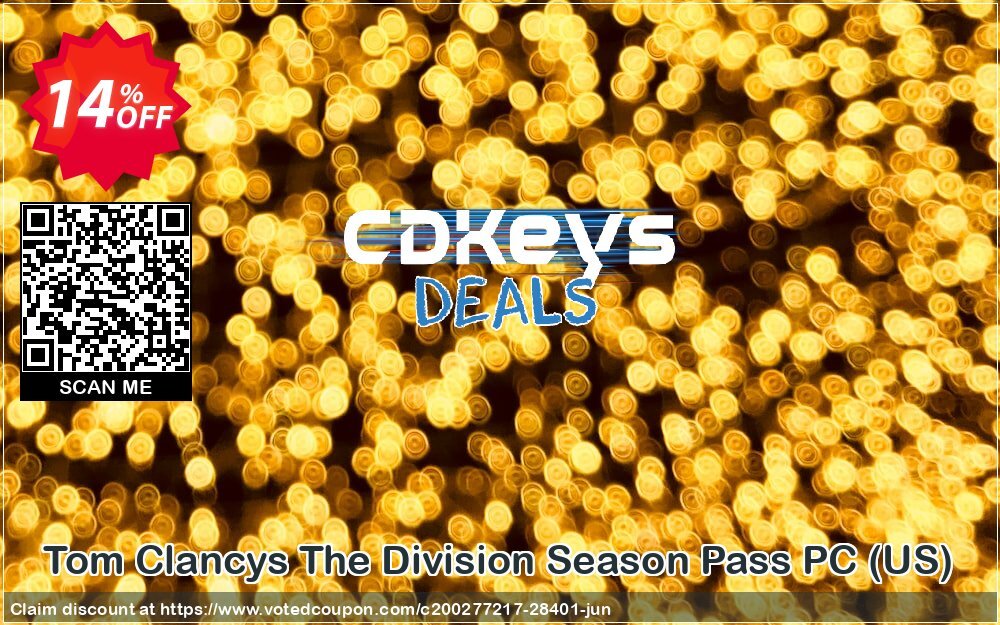 Tom Clancys The Division Season Pass PC, US  Coupon, discount Tom Clancys The Division Season Pass PC (US) Deal. Promotion: Tom Clancys The Division Season Pass PC (US) Exclusive Easter Sale offer 