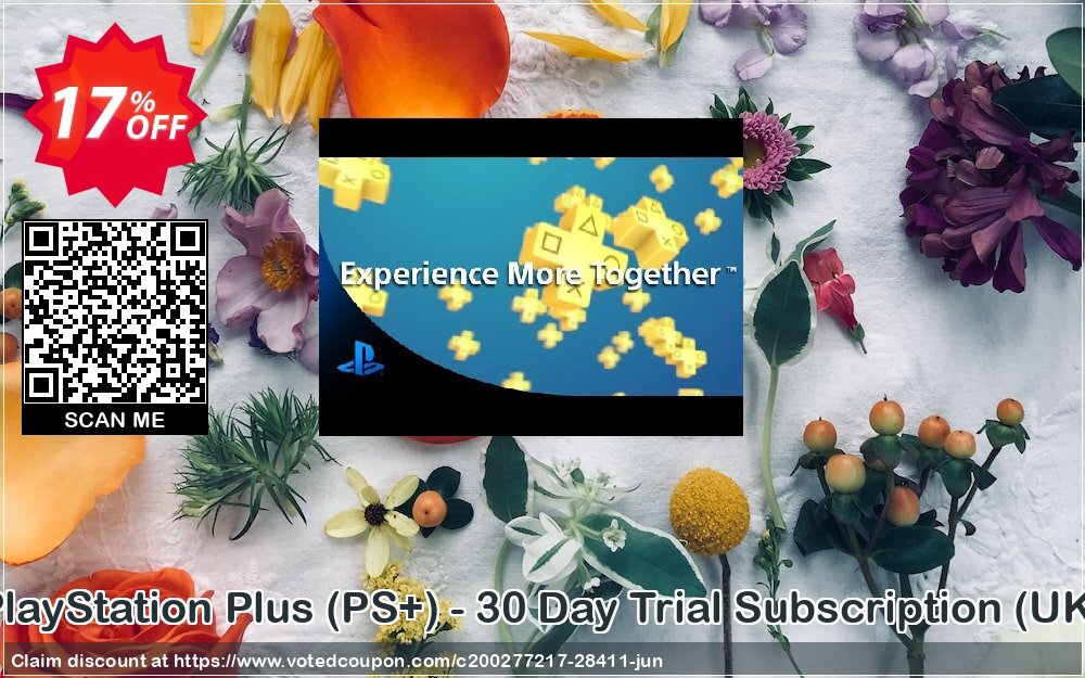 PS Plus, PS+ - 30 Day Trial Subscription, UK 