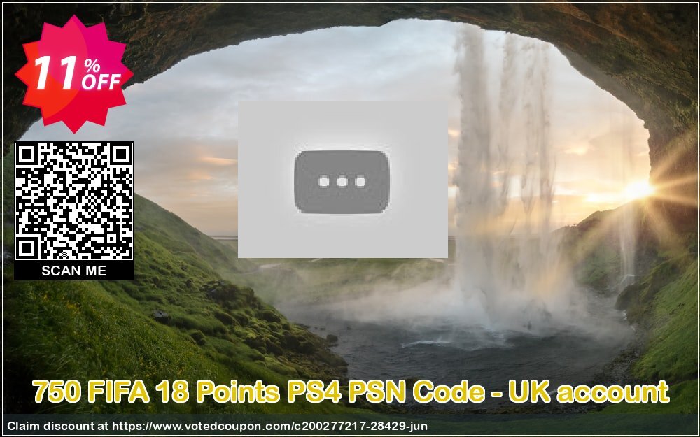 750 FIFA 18 Points PS4 PSN Code - UK account